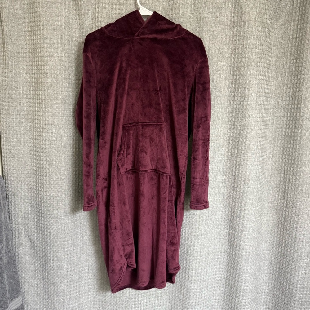 Fleece Snuggie hoodie blanket